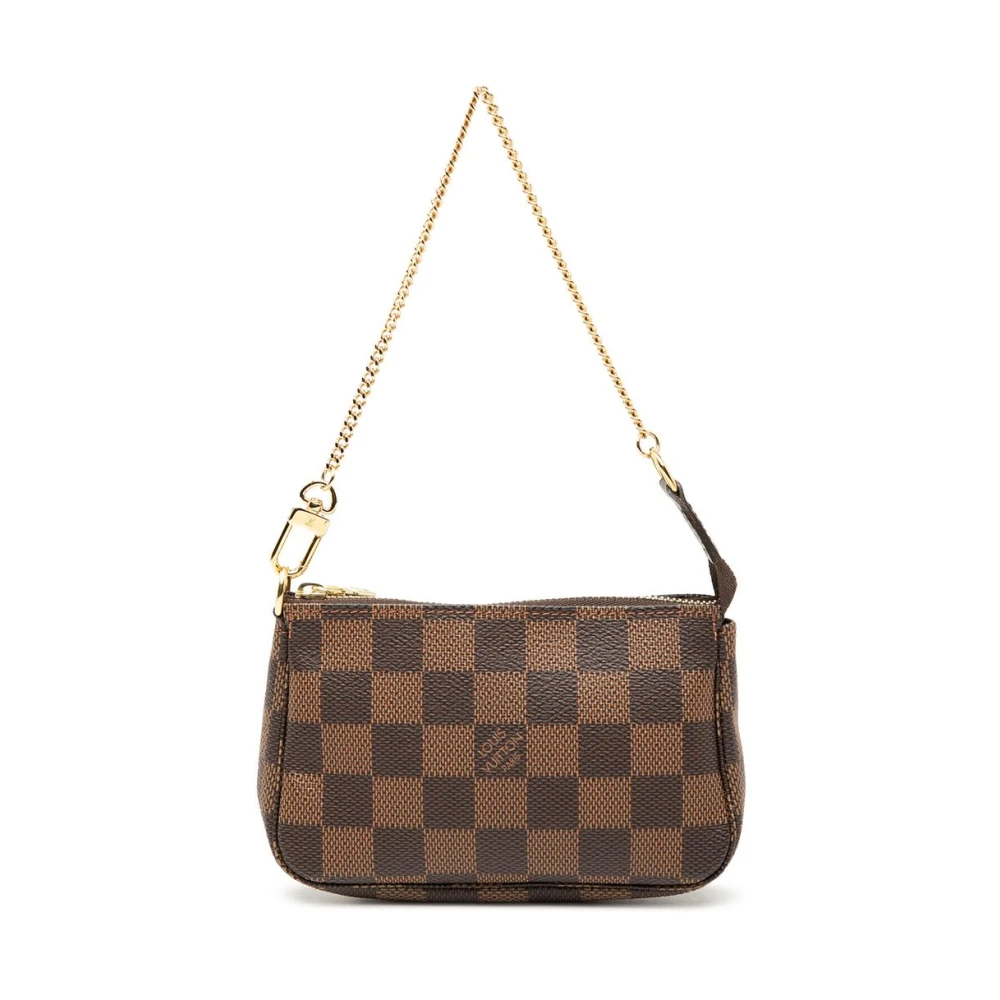 Louis Vuitton Vintage Women's Brown Pre-Owned Mini Evening Bag