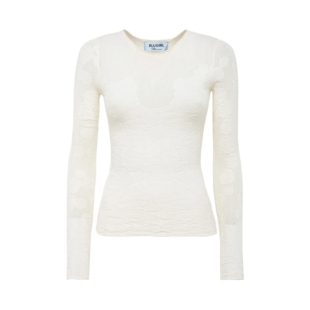 Blugirl Stijlvolle Sweaters voor Trendy Looks Blue Dames