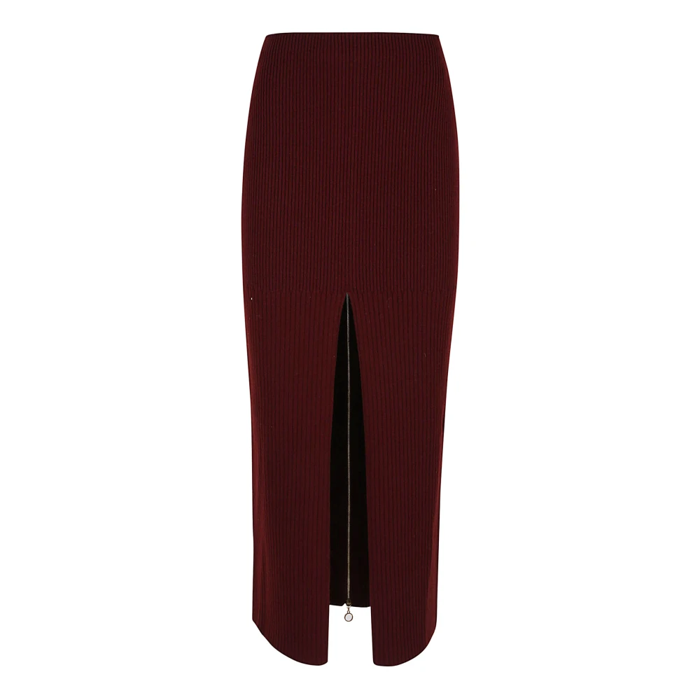 Patou Rib Rok in Ruby Wine Red Dames