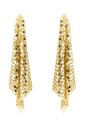pixel-earrings-metallic-mesh-gold