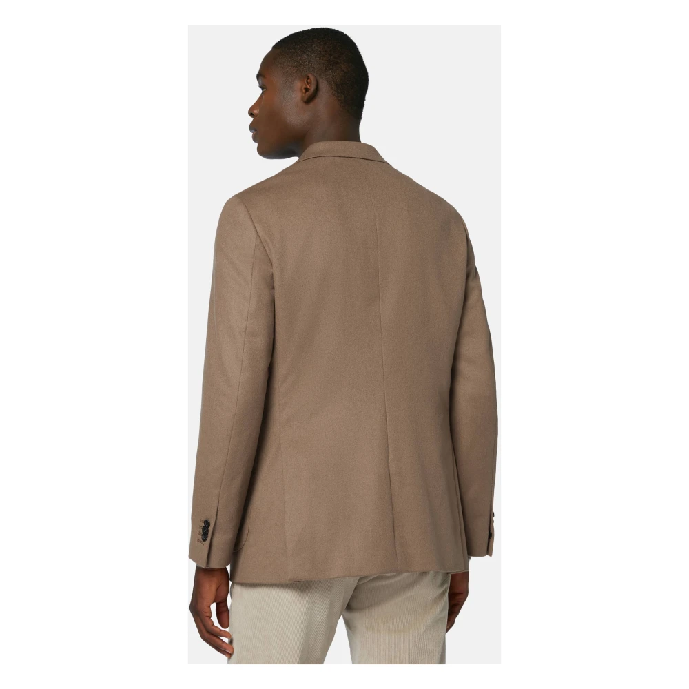 Boggi Milano Cashmere Jas Beige Heren