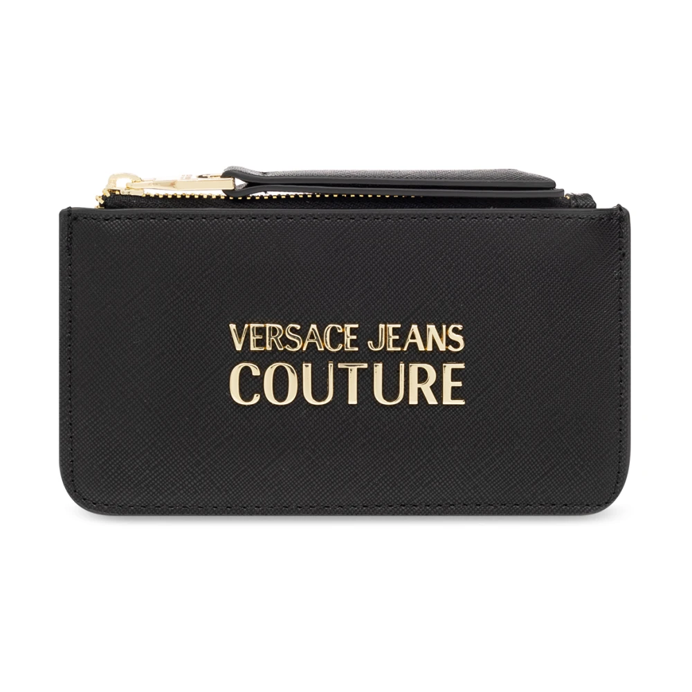 Versace Jeans Couture Kaarthouder met logo Black Dames