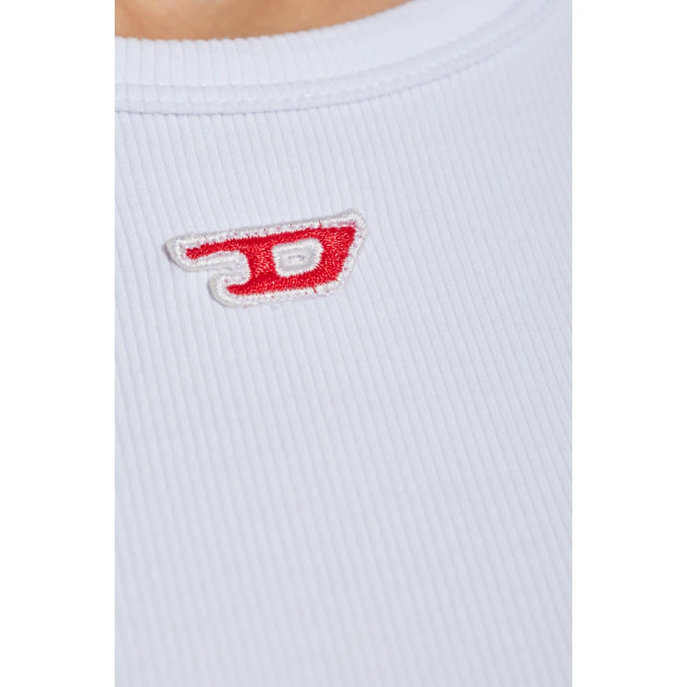 Diesel Top T-Ele-Long-D White Dames