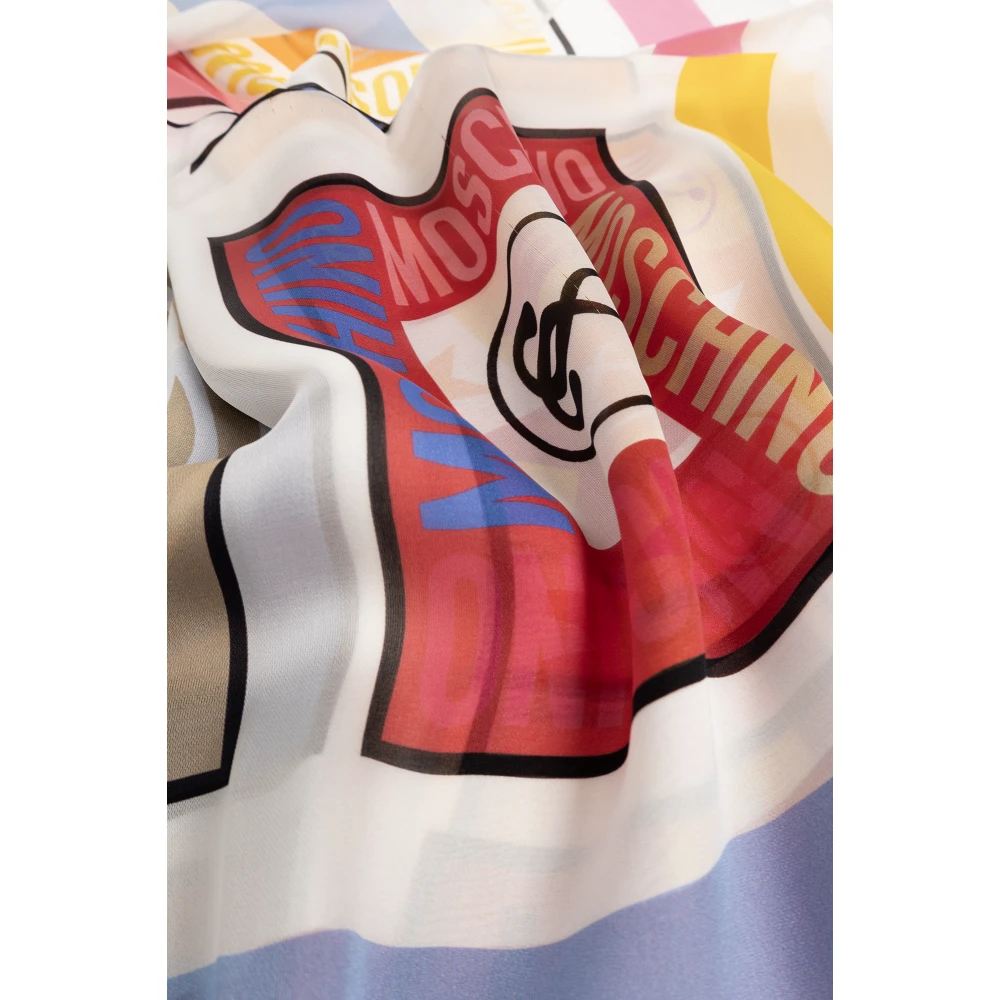 Moschino Zijden sjaal Multicolor Dames