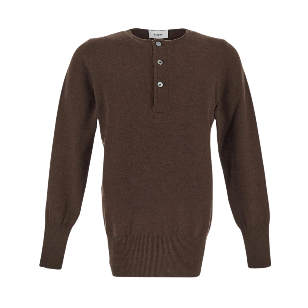 Lardini Wollen Breiknopen Brown Heren