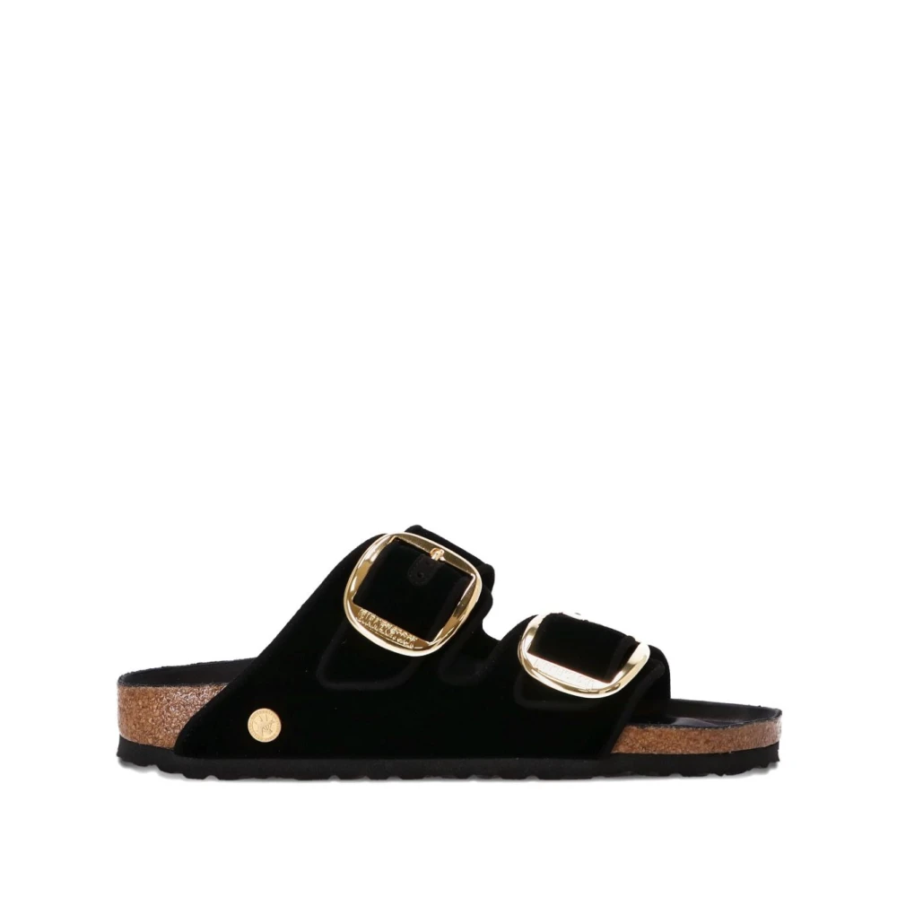 Birkenstock Women's Black Arizona Big Buckle - Sliders - 7 Uk - Shoes