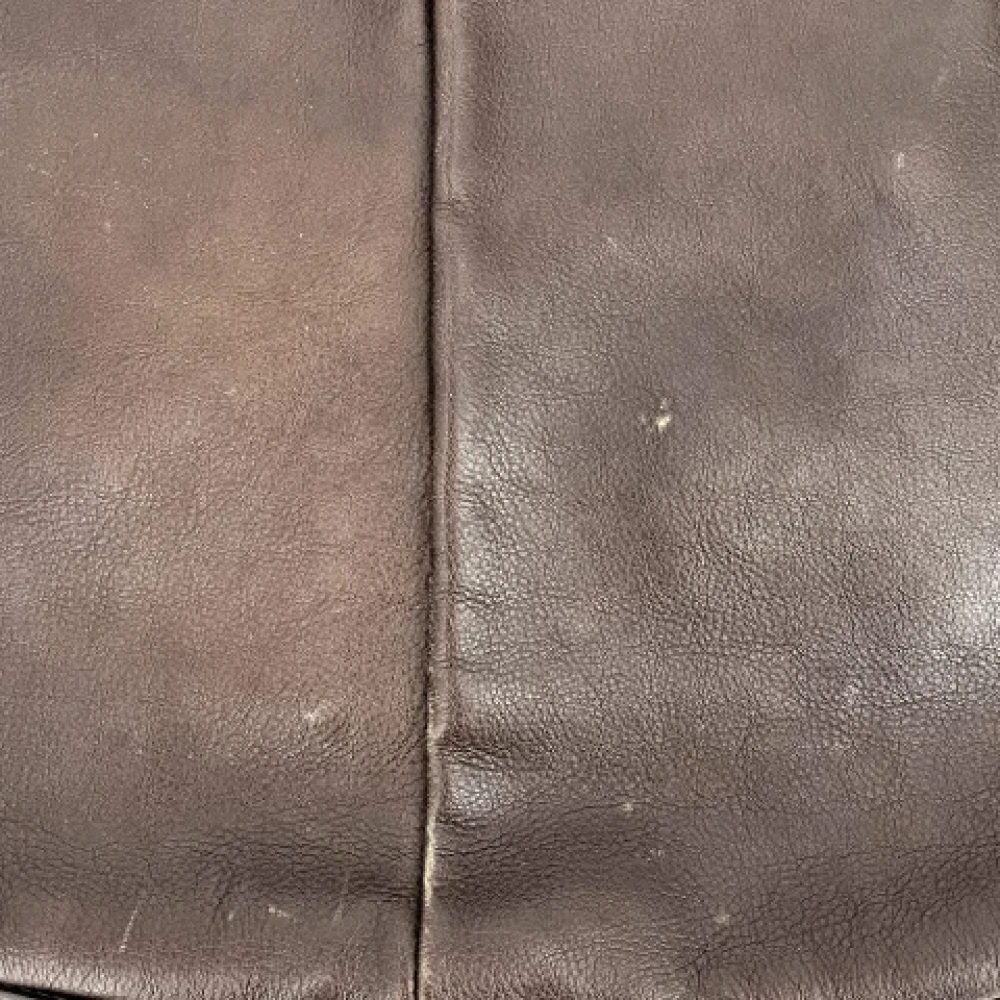 Yves Saint Laurent Vintage Pre-owned Leather handbags Brown Dames
