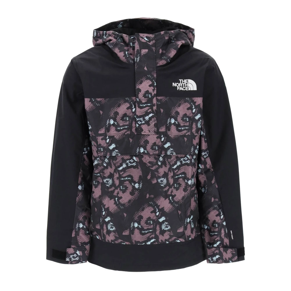 The North Face Abstract Print Ski Anorak Jas Black Heren