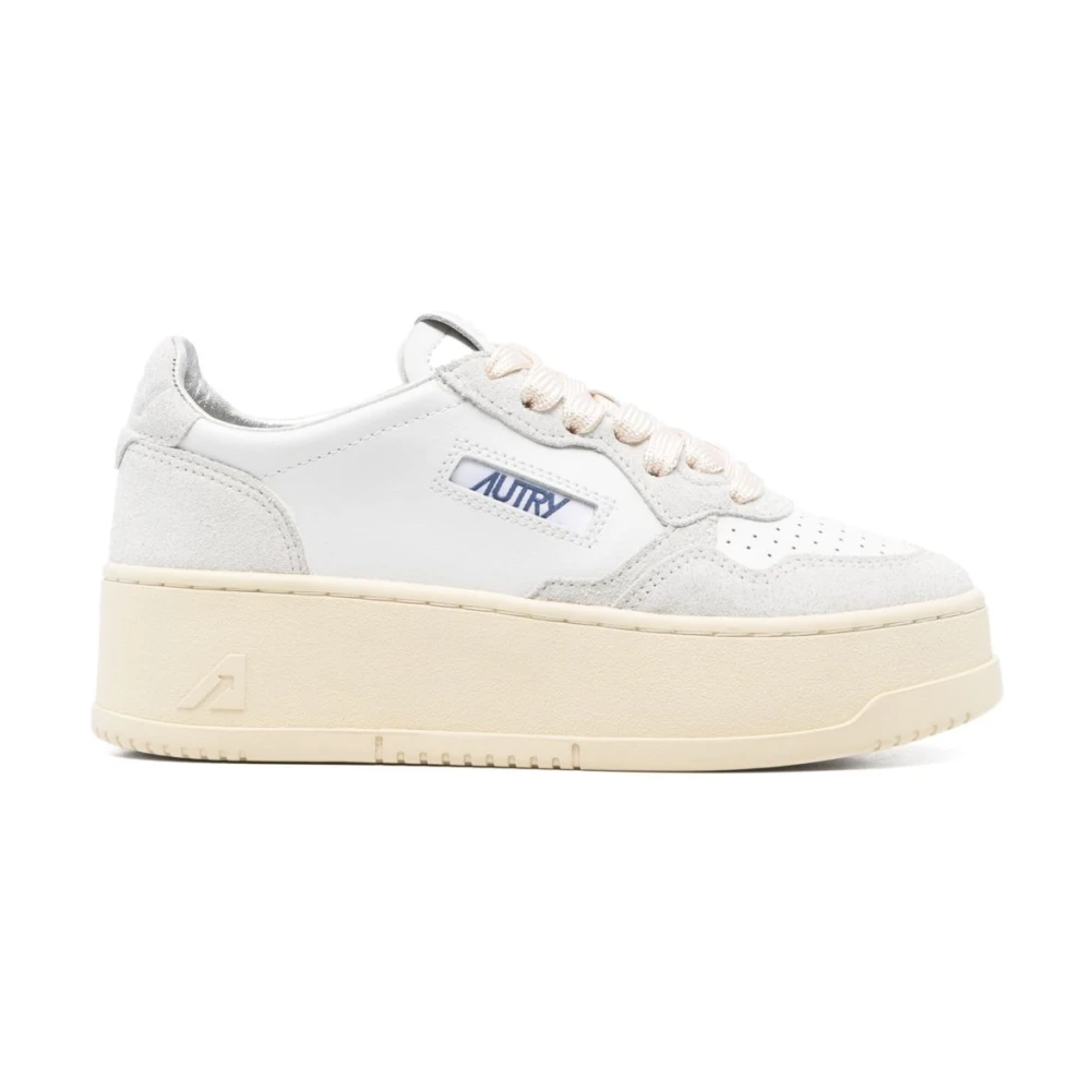 Autry Women's White Sneakers, 5 Uk, Trainers With Stylish Design