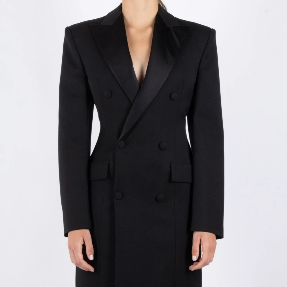 Wardrobe.nyc Zwarte wollen jas Black Dames