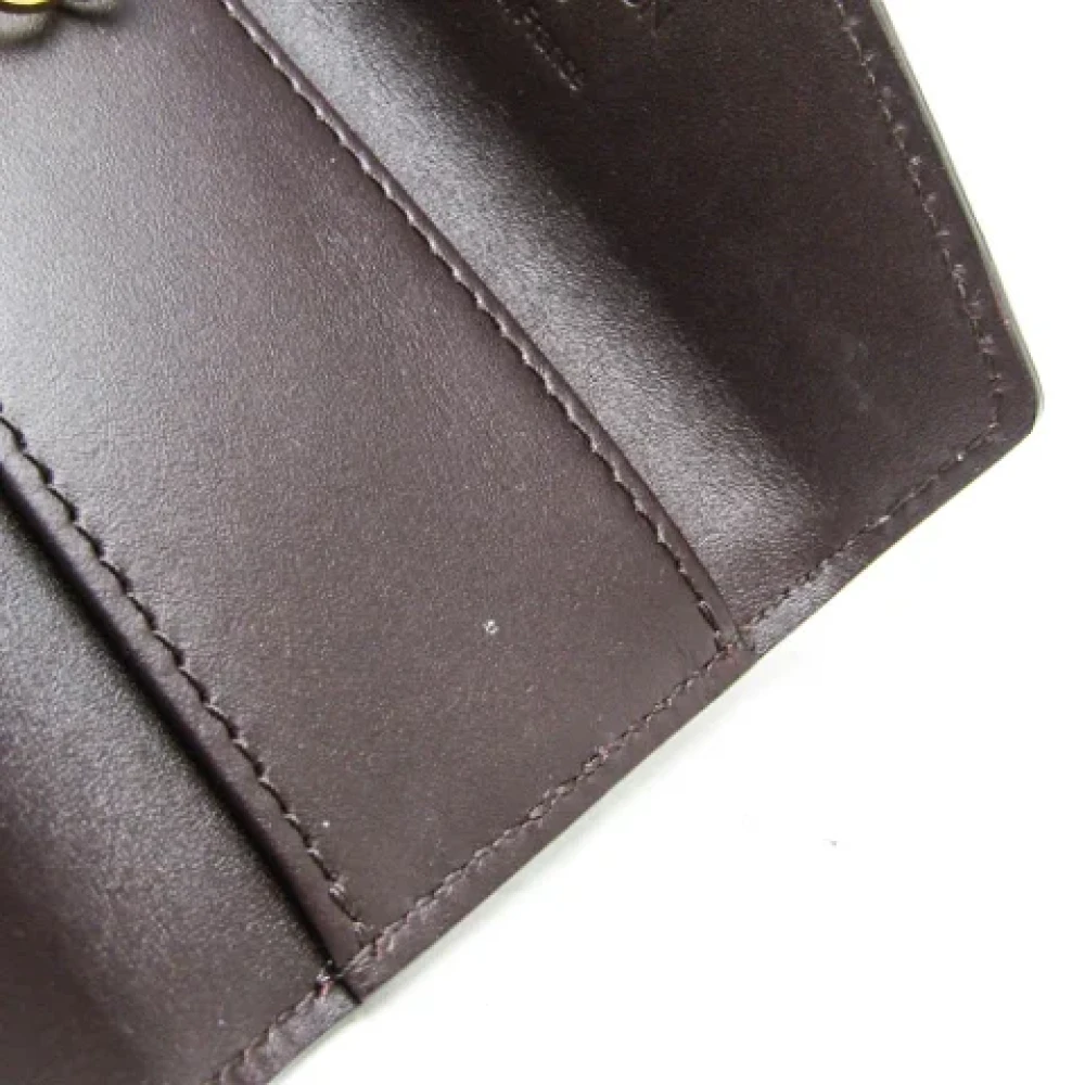 Louis Vuitton Vintage Pre-owned Fabric key-holders Brown Dames