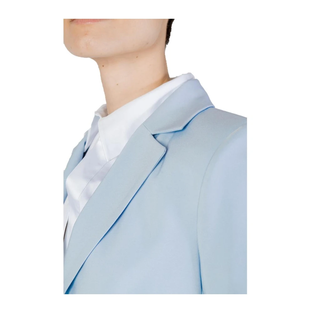 Sandro Ferrone Lente Zomer Dames Polyester Blazer Blue Dames