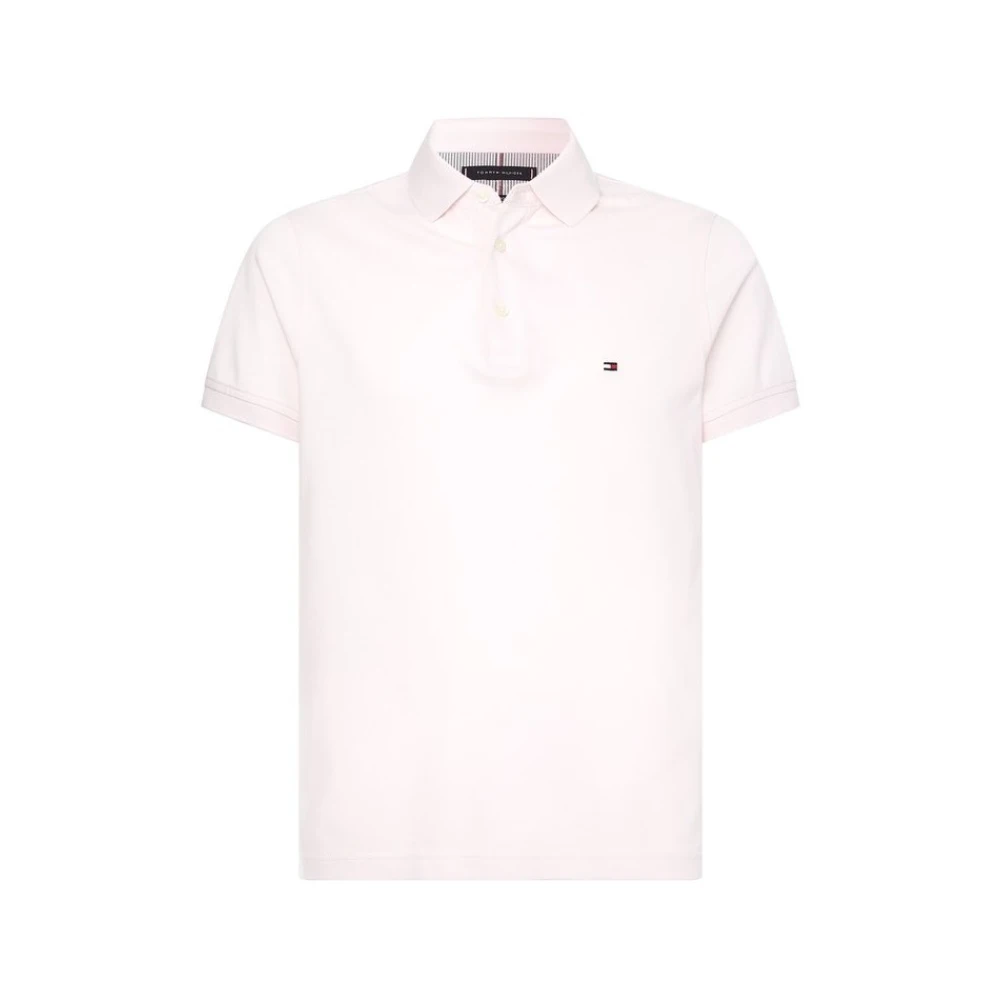 Tommy Hilfiger Herr Polo Skjorta Slim Fit Pink, Herr