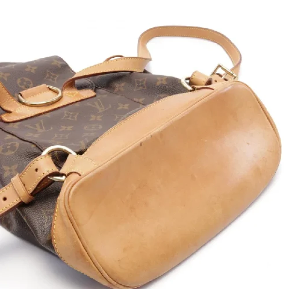 Louis Vuitton Vintage Pre-owned Canvas backpacks Brown Dames