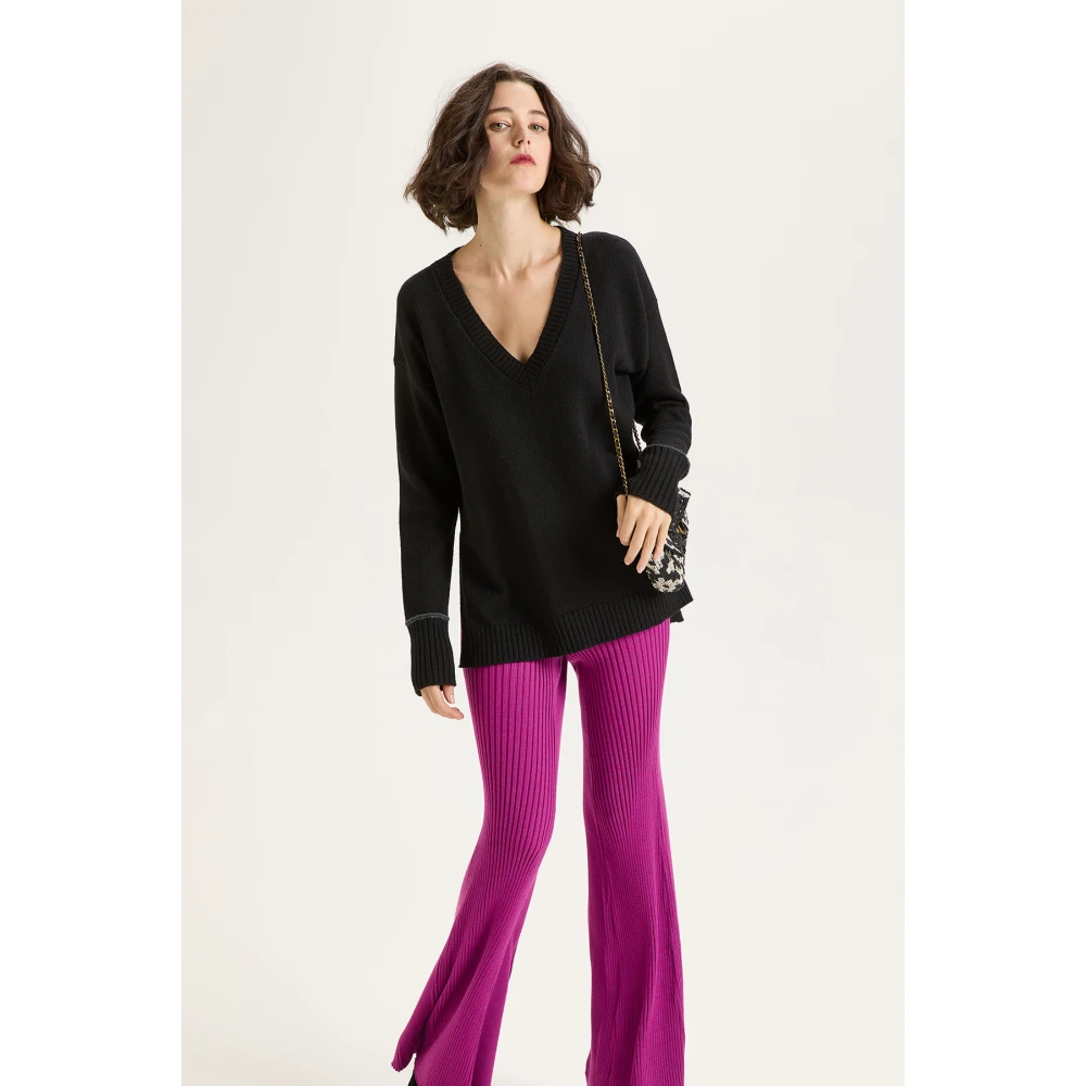 Maliparmi Sweater Black Dames