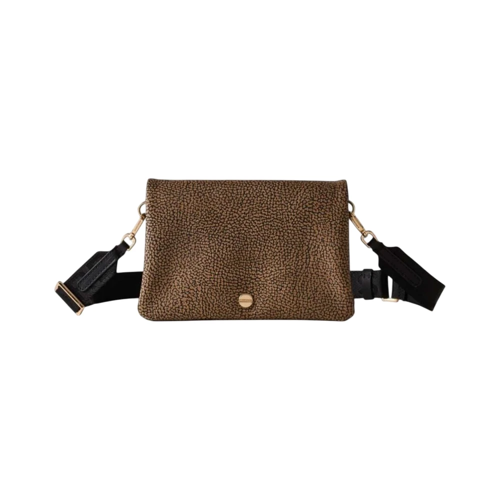 Borbonese Brown Mini Phone Pouch - Female - Cross Body Bags - One Size - Bags