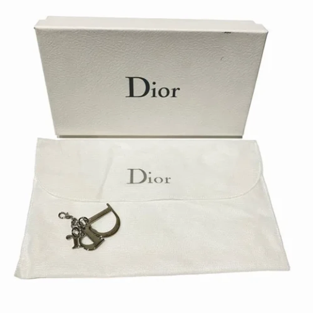 Dior Vintage Pre-owned Leather wallets Red Dames