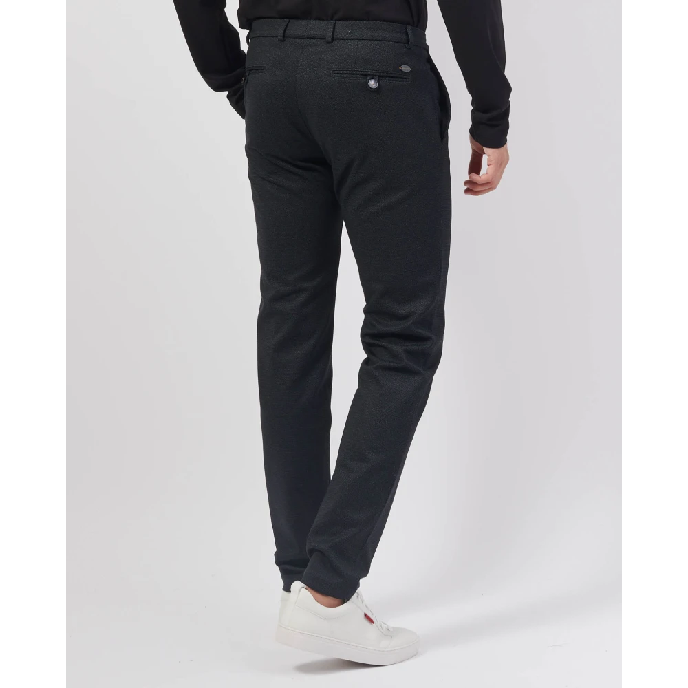Bugatti Zwarte Chino Broek met Ritszakken Black Heren