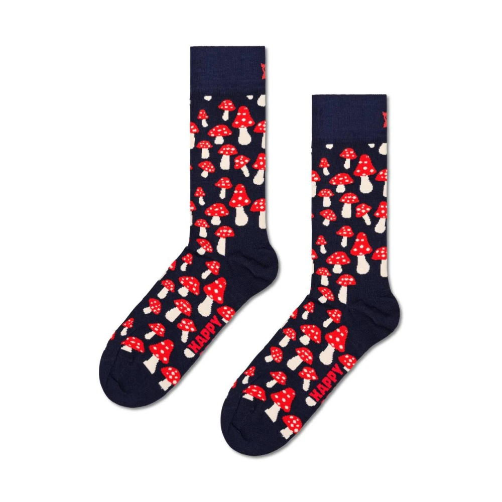 Happy Socks Paddestoel Patroon Sokken Multicolor Heren