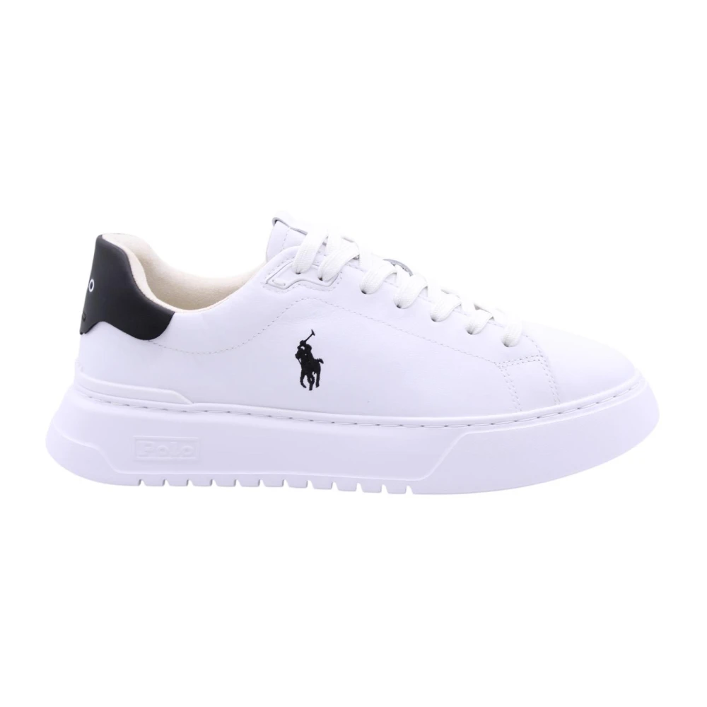 Polo Ralph Lauren Uomo Bianco Scarpe, 40 Eu, New,