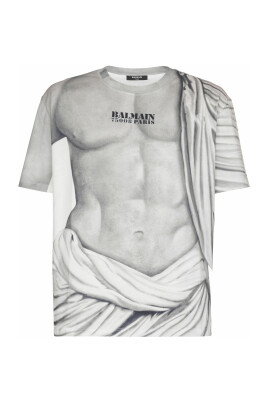 t-shirt-a-logo-imprime-statue