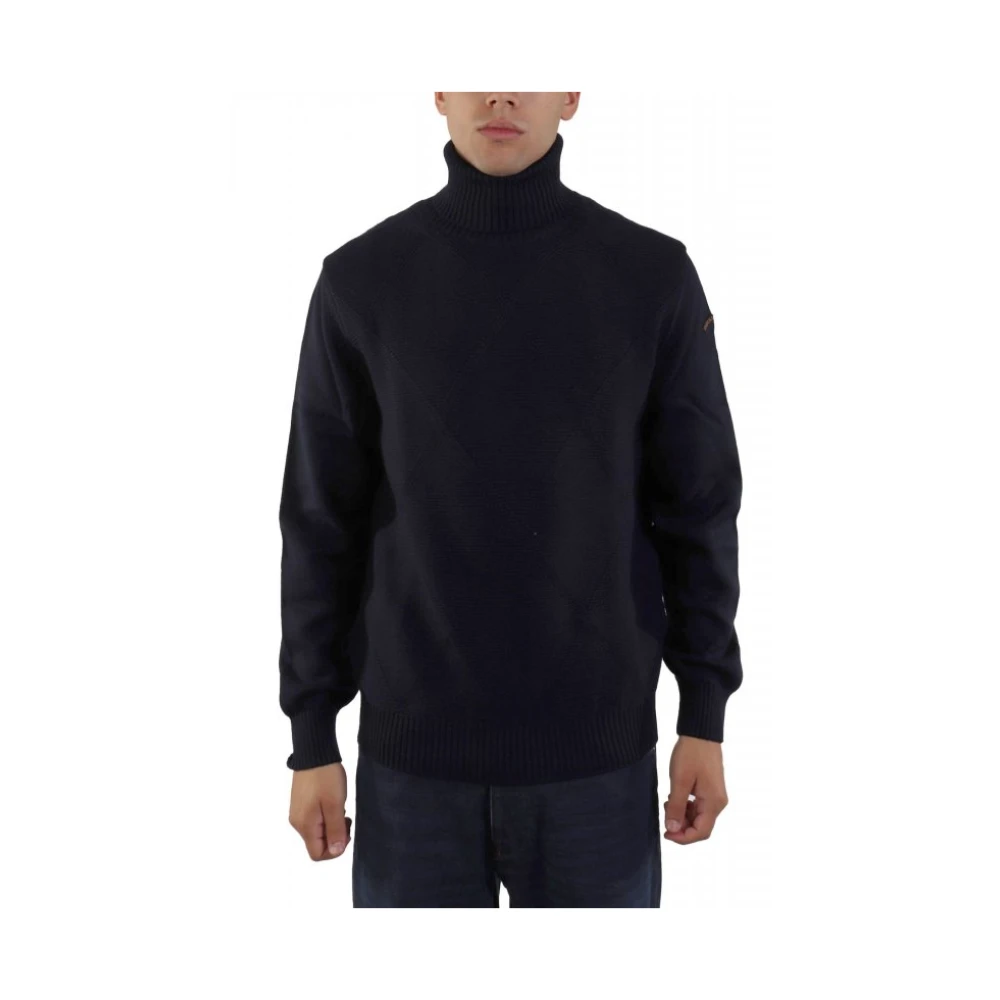 Paul & Shark Blue Paulshark - Knitwear > Turtlenecks - Male - Turtlenecks - Xl - Knitwear