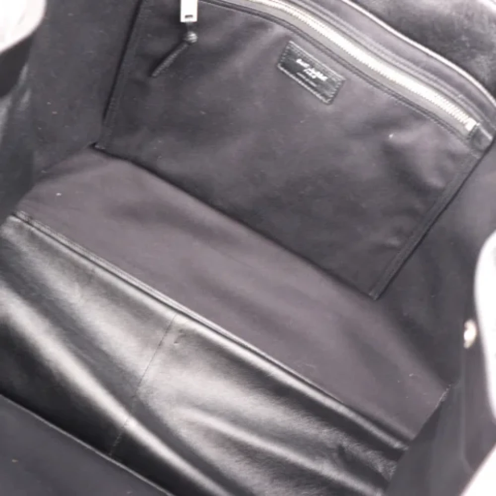 Yves Saint Laurent Vintage Pre-owned Leather totes Black Dames