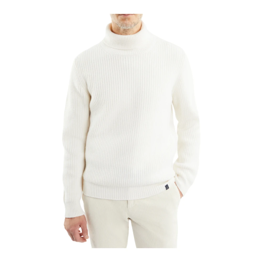 Fay Witte Sweater Collectie White Heren