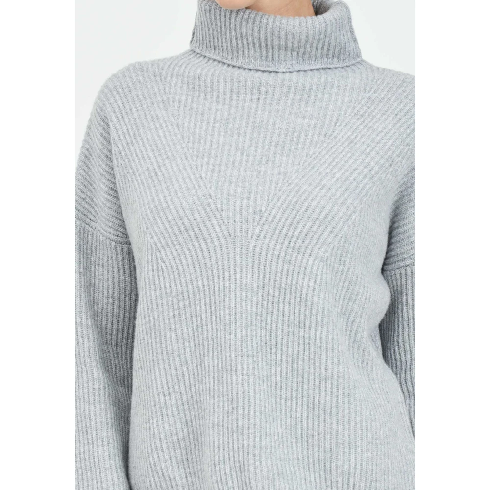 Max Mara Grijze coltrui Gray Dames