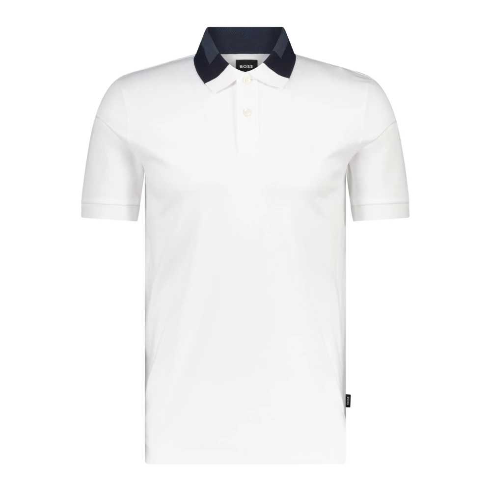 Hugo Boss Phillipson Polo Shirt White Heren