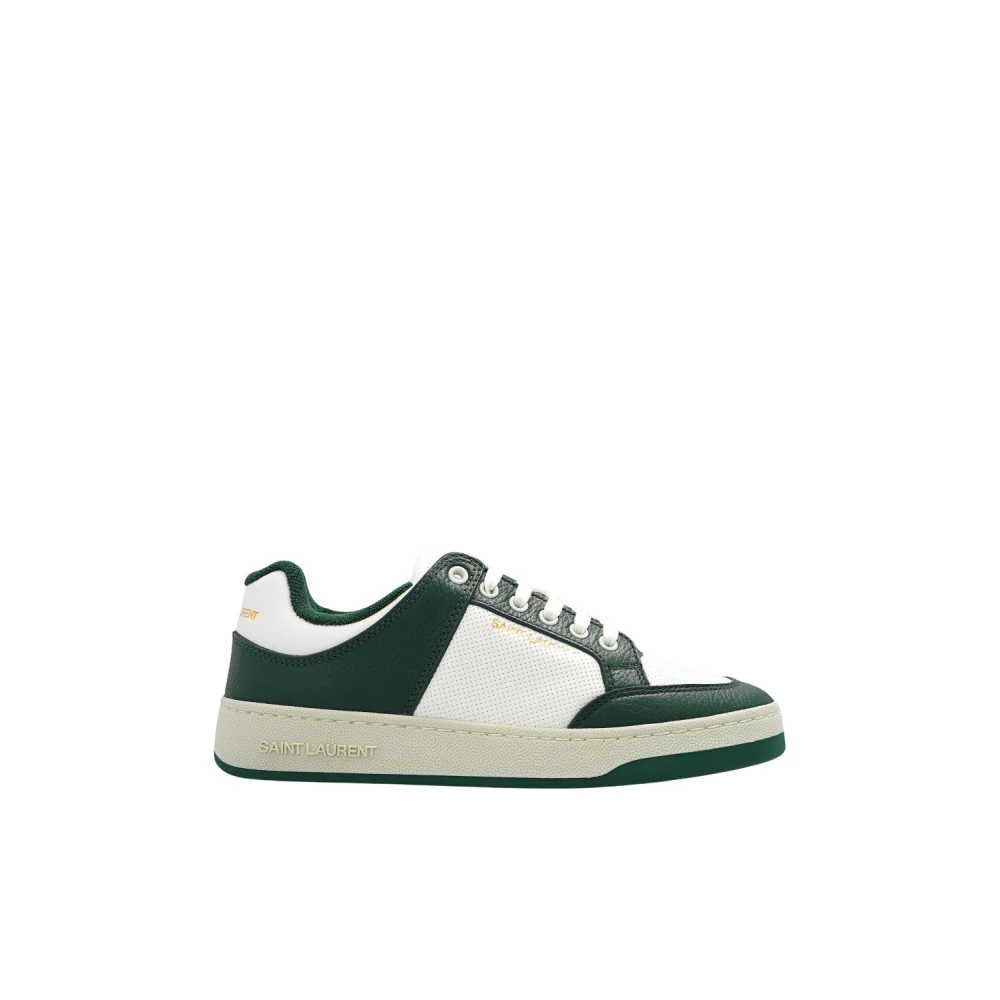 Saint Laurent Men's Green ‘Sl/61’ Trainers - Sneakers - 7 Uk - Shoes