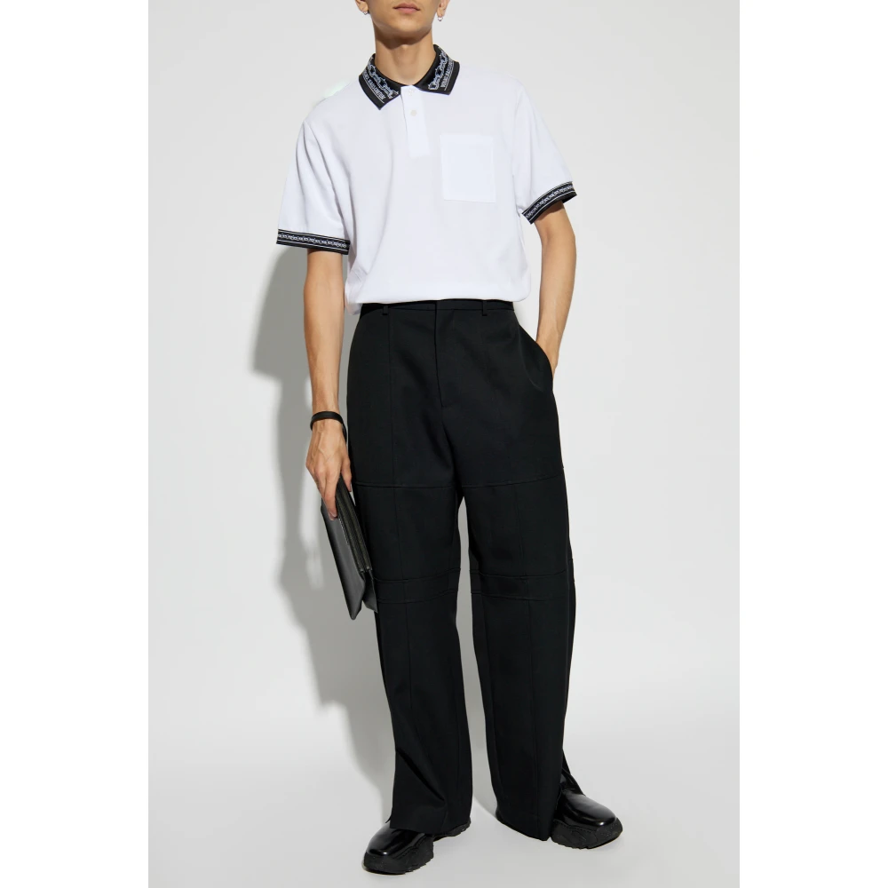 Versace Jeans Couture Logo Polo White Heren