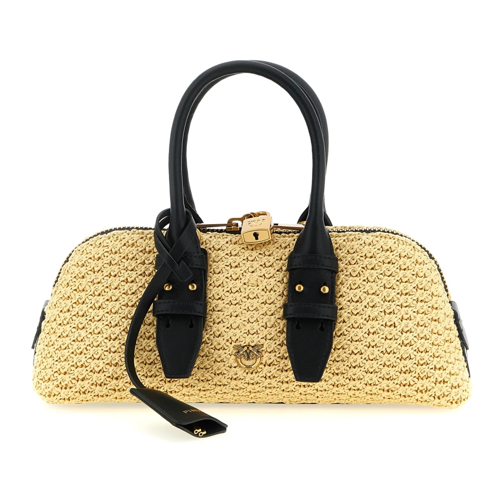 Pinko Women's Beige Handbags, One Size, Escape Bag Horizontal