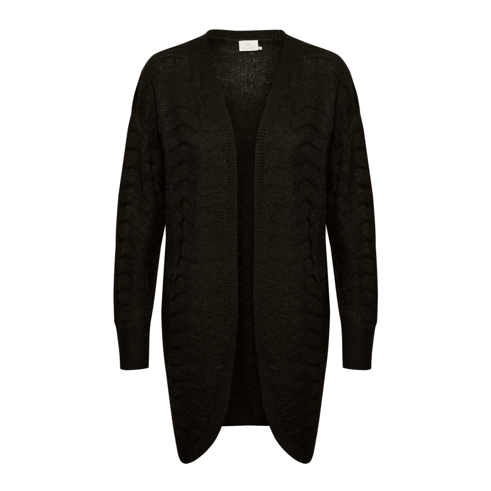 Kaffe Black Kaemria Knit Cardigan - Female - Cardigans - S - Knitwear