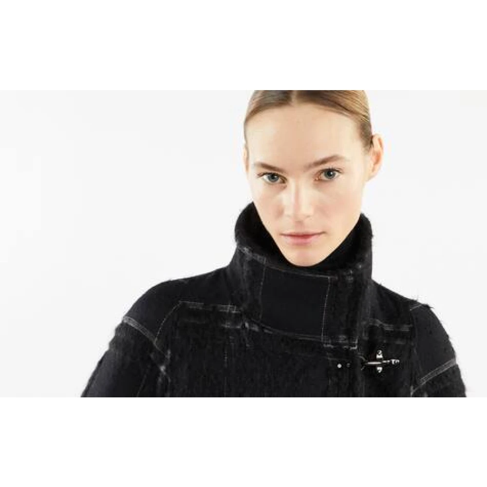 Fay Zwarte Winterjassen Black Dames