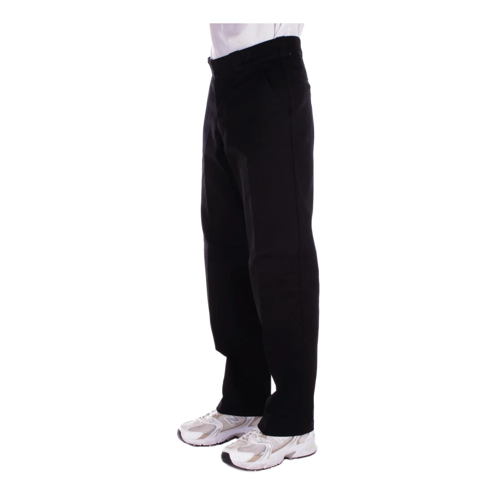 Dickies Zwarte Logo Broek Rits Zakken Black Heren