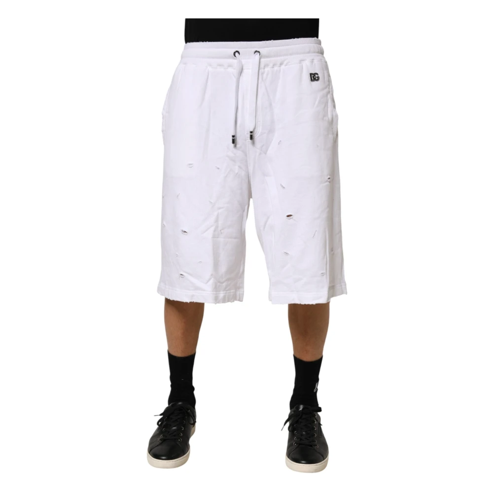 Dolce & Gabbana - Bermuda Shorts - Shorts - Hombre - Blanco - M