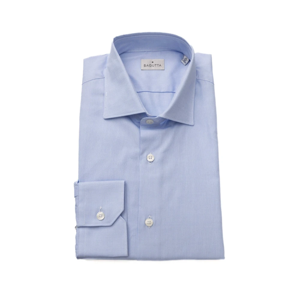 Bagutta Franse Kraag Shirt Kleding Blue Heren