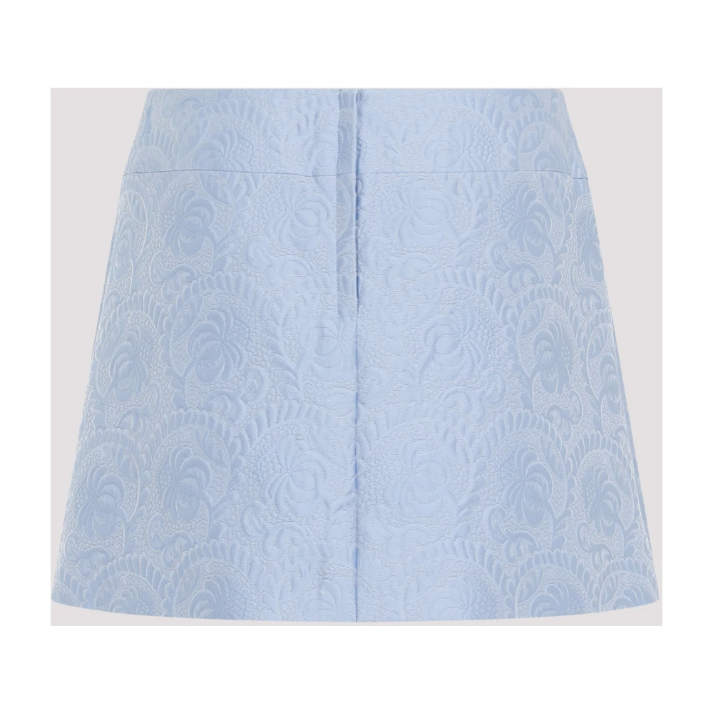 Dolce & Gabbana Roze & Paarse Rokken Aw24 Blue Dames