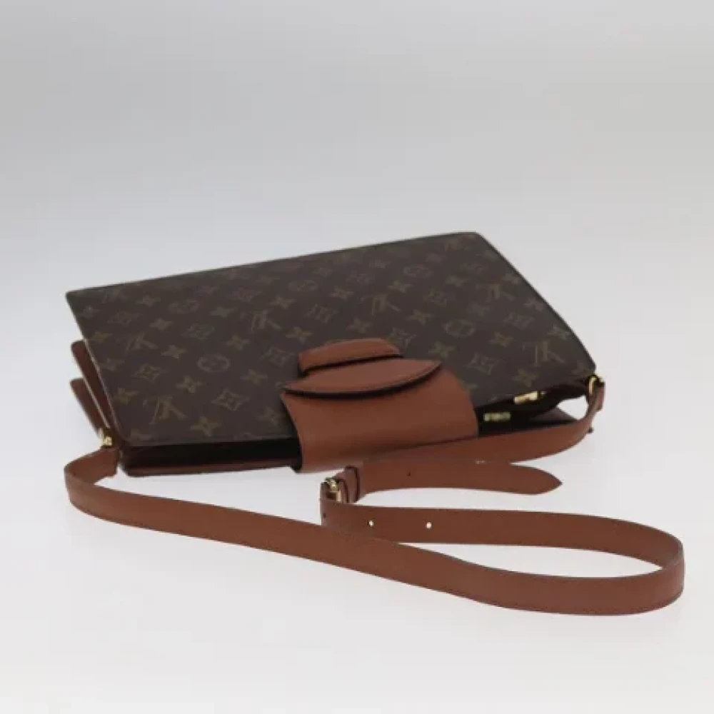 Louis Vuitton Vintage Pre-owned Canvas shoulder-bags Brown Dames