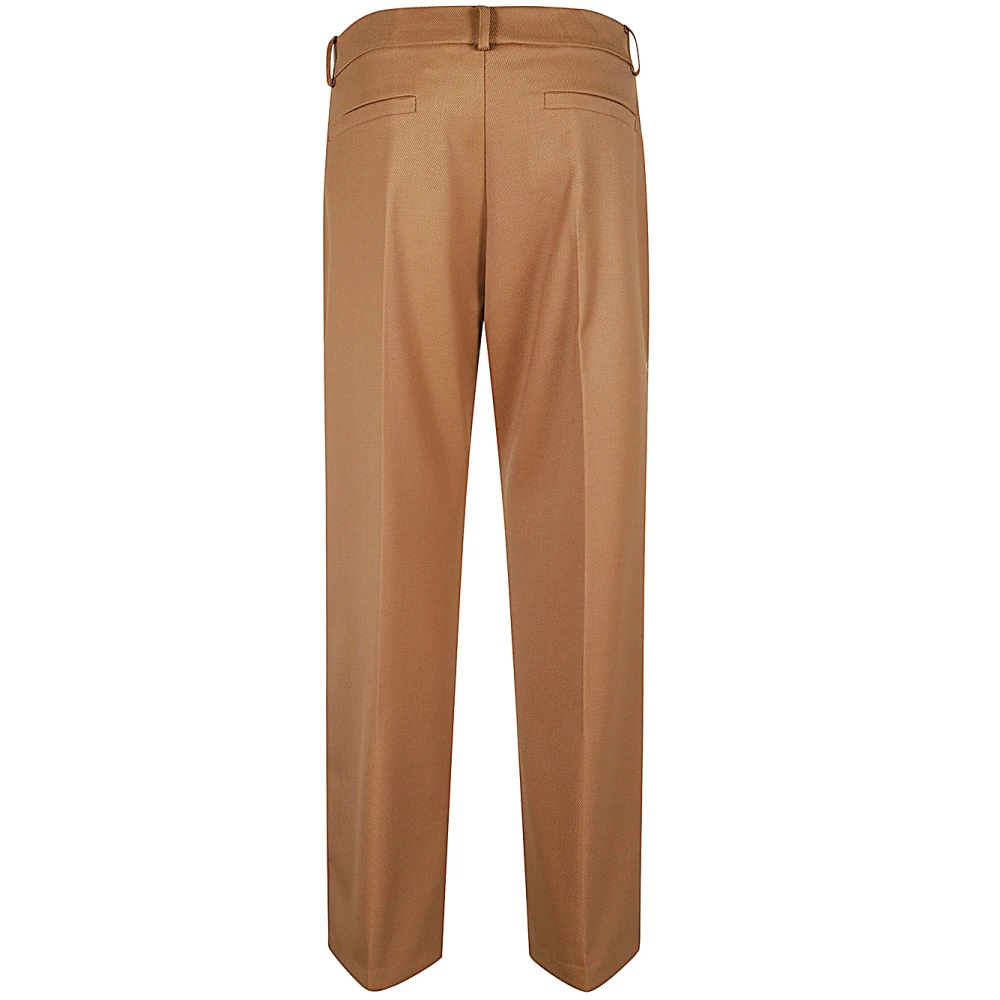 Mauro Grifoni Beige Wollen Broek Beige Dames