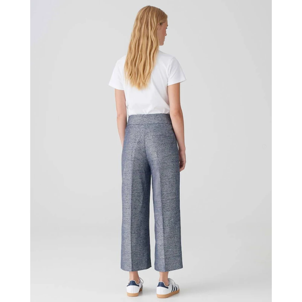 Opus Misha Fresh Stijlvolle Broek Blue Dames