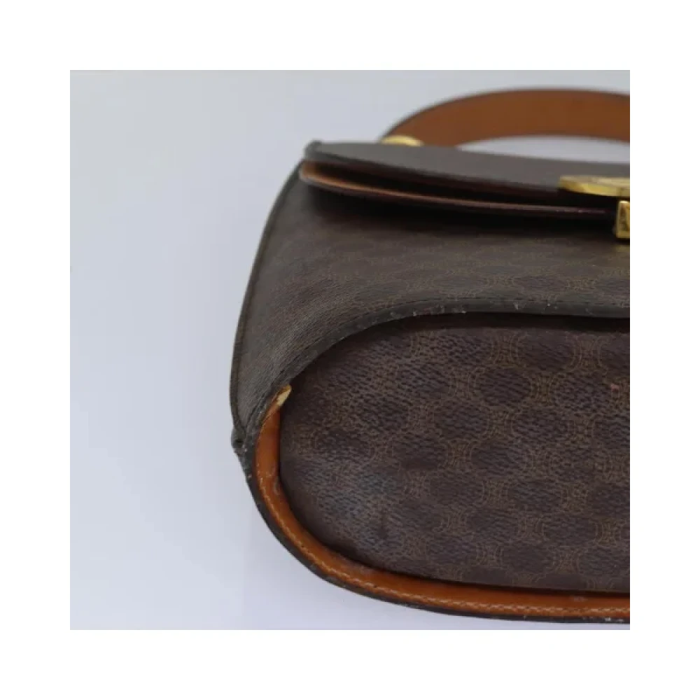 Celine Vintage Pre-owned Leather handbags Brown Dames