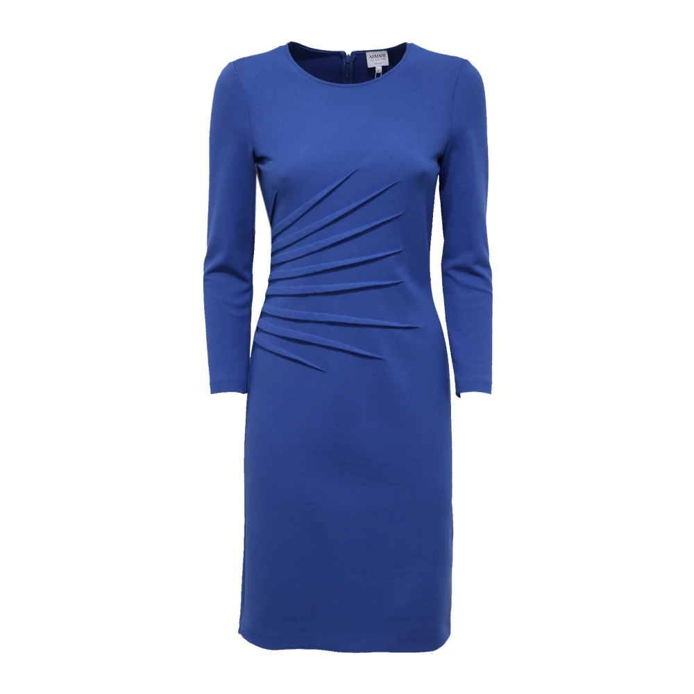 Armani Women's Blue Short Dresses, Xs, Elegant Dress Made In Italy