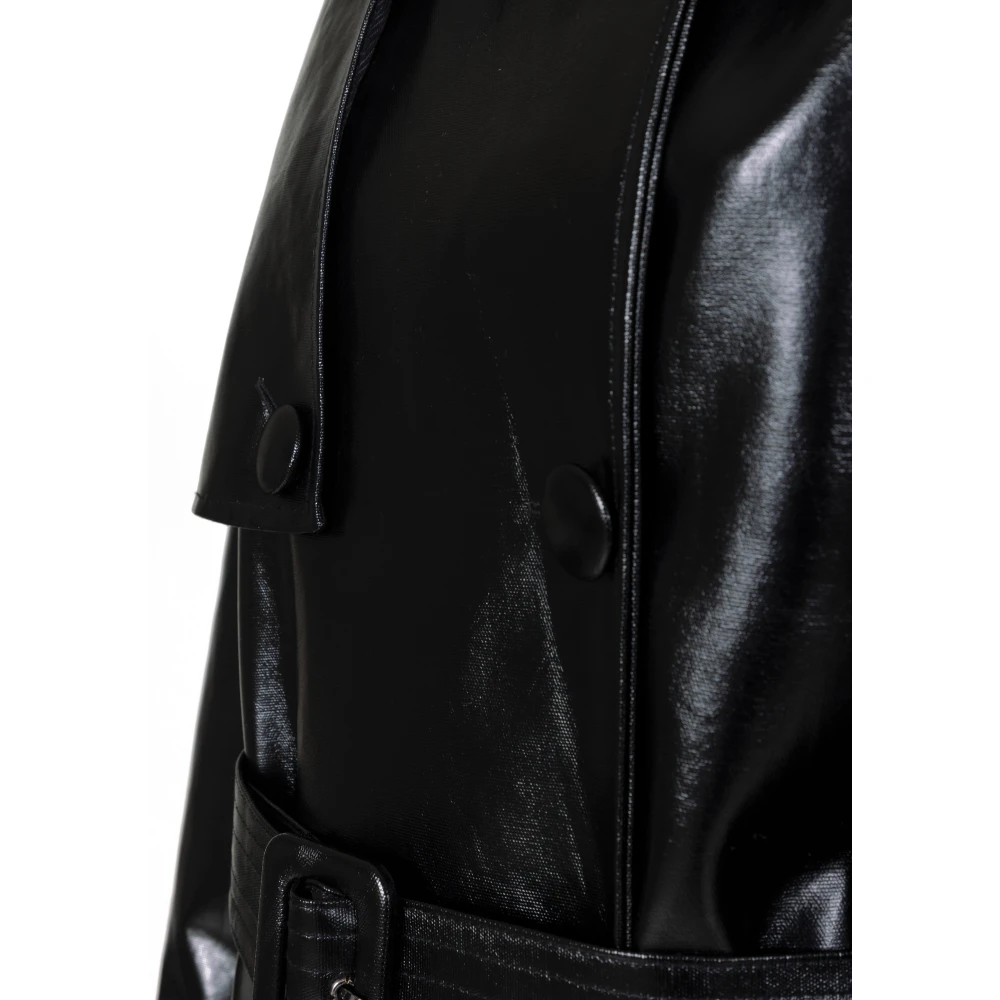 MVP wardrobe Montenapoleone Trenchcoat Black Dames