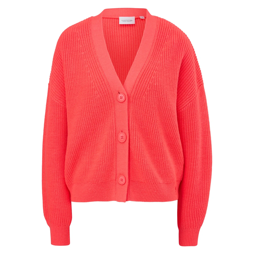 Comma Wollen Mix Cardigan Pink Dames