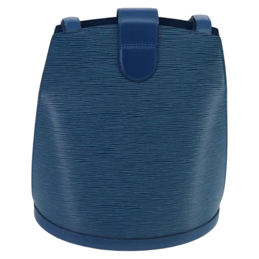 Louis Vuitton Vintage Pre-owned Leather handbags Blue Dames