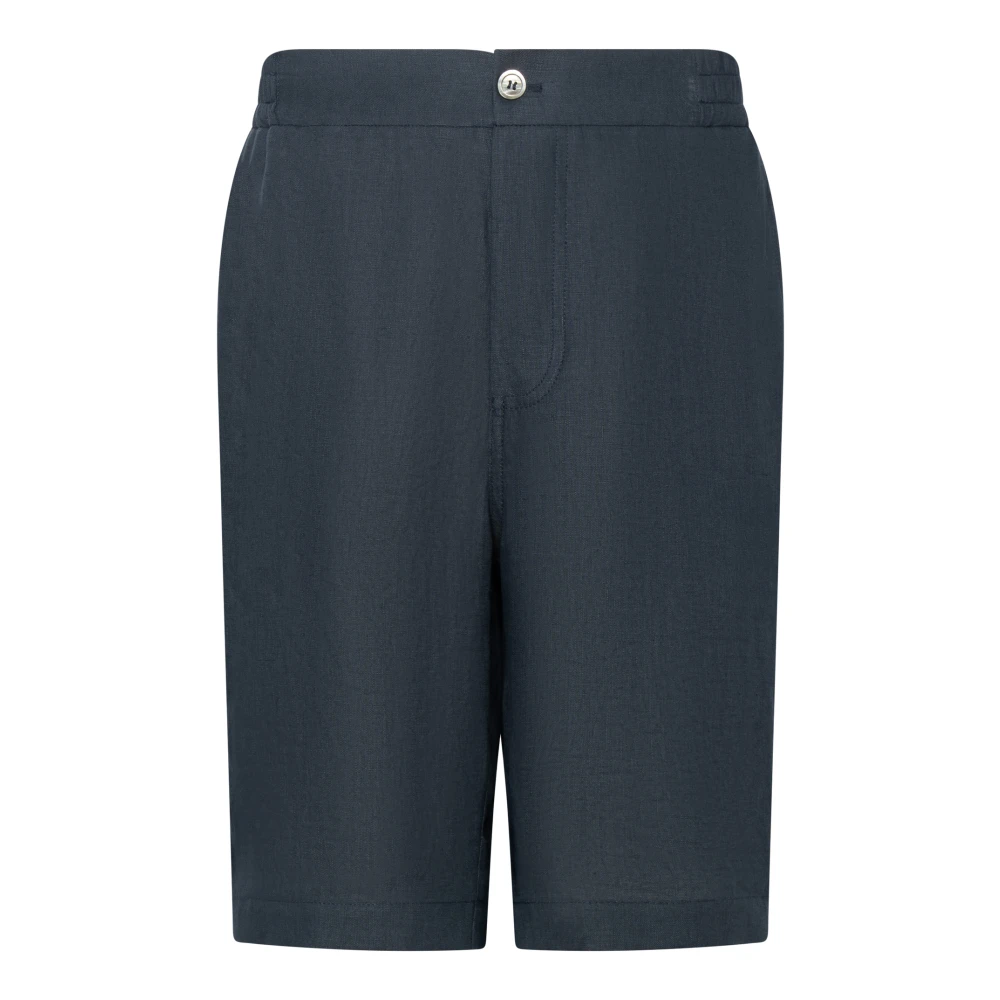 Franzese Collection Men's Blue Stefano De Martino Bermuda Shorts - Casual Shorts - L- Shorts