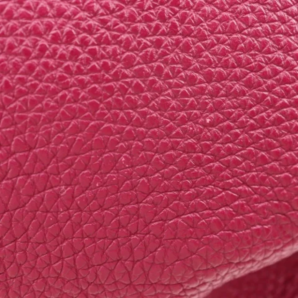 Hermès Vintage Pre-owned Leather hermes-bags Red Dames