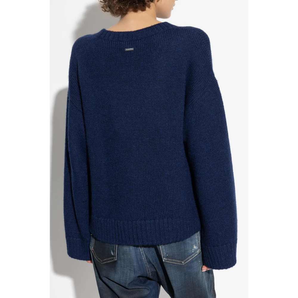 Dsquared2 Wollen trui Blue Dames